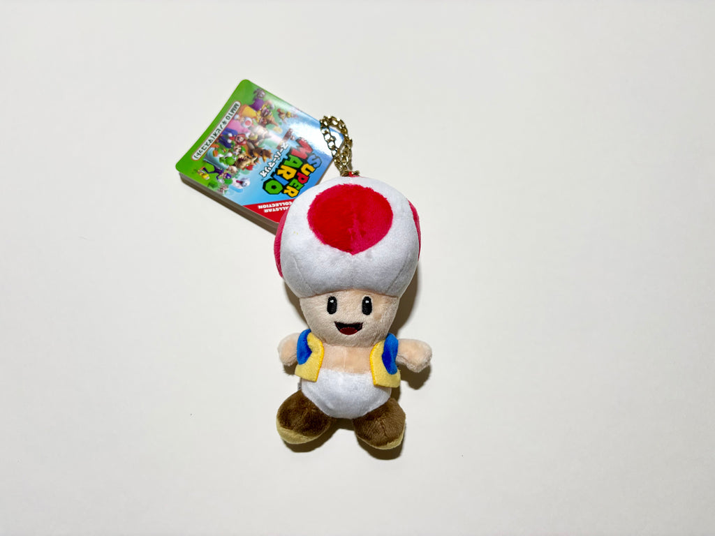 Super Mario Toad Plush Schlüsselanhänger