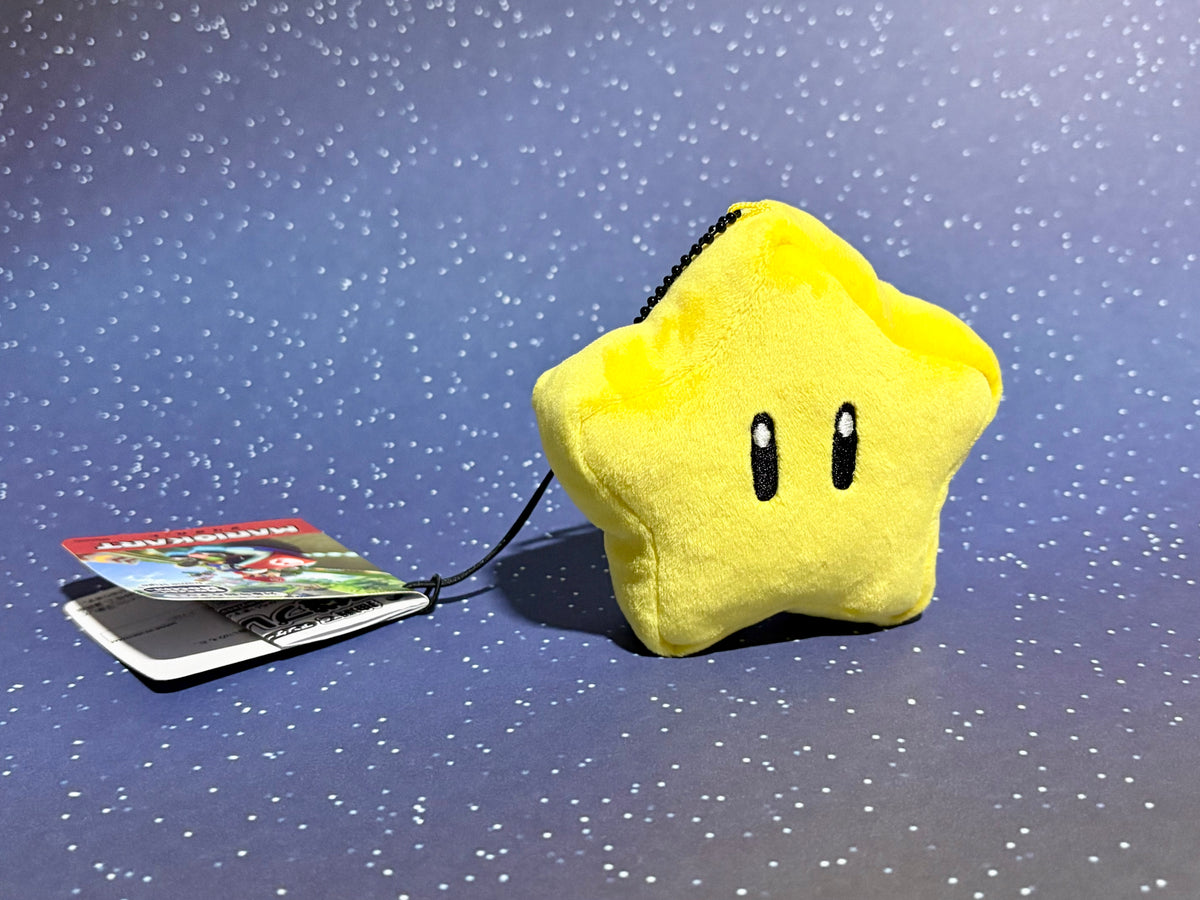 Super Mario Powerstern Plush Schlüsselanhänger